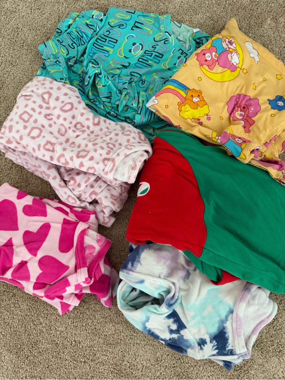 Mixed Kids Pajama Shorts Bundle 8-10yo